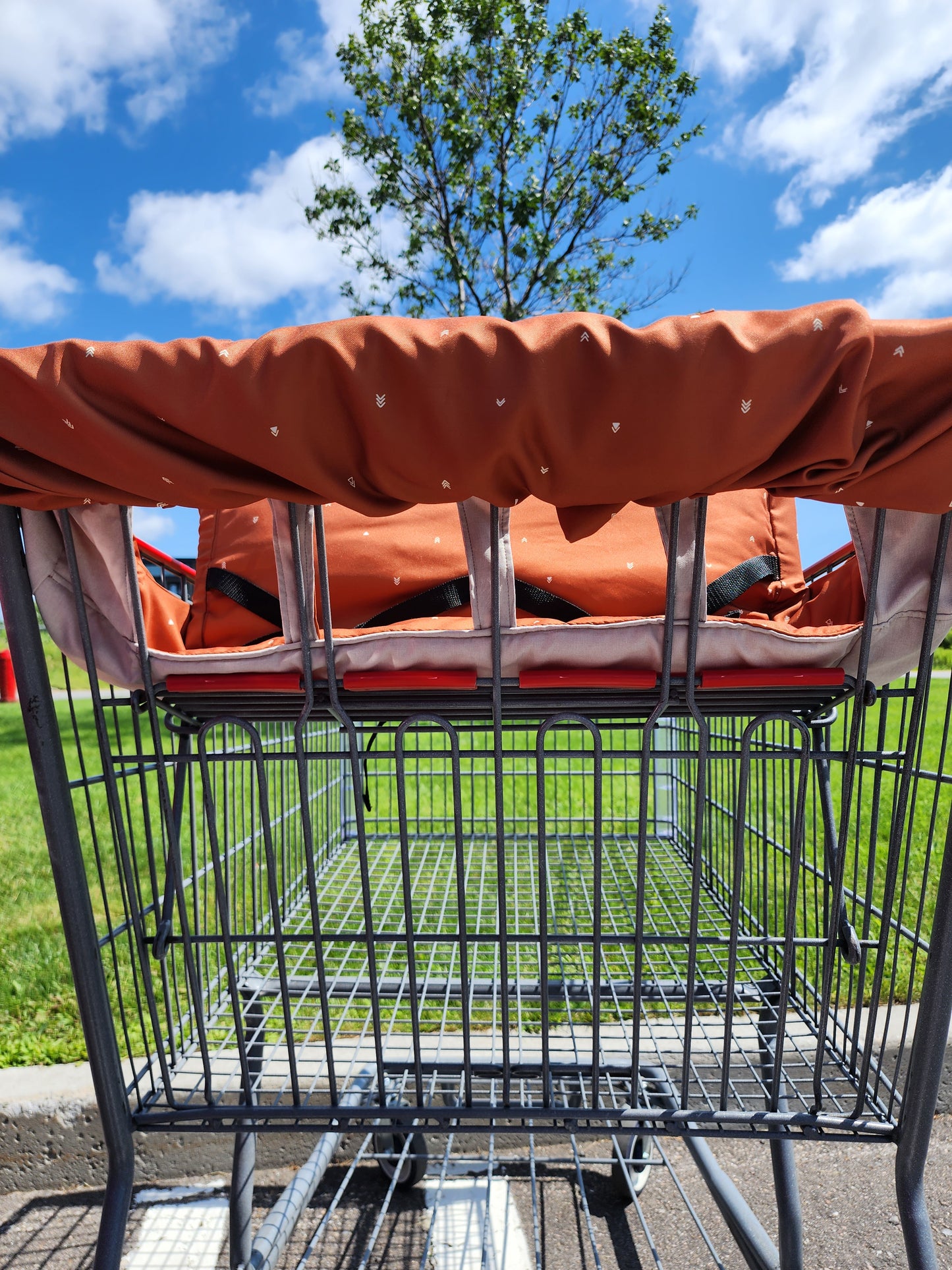 Shopping cart cover - Caramel brûlé