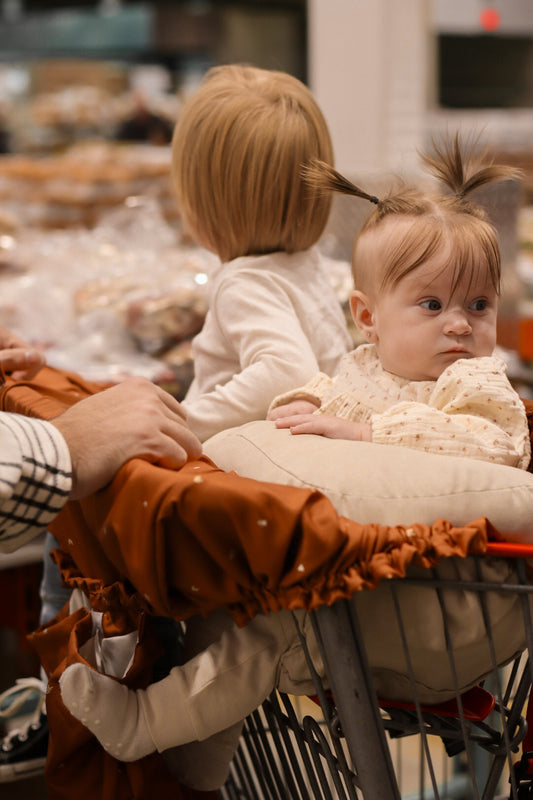 Shopping cart cover - Caramel