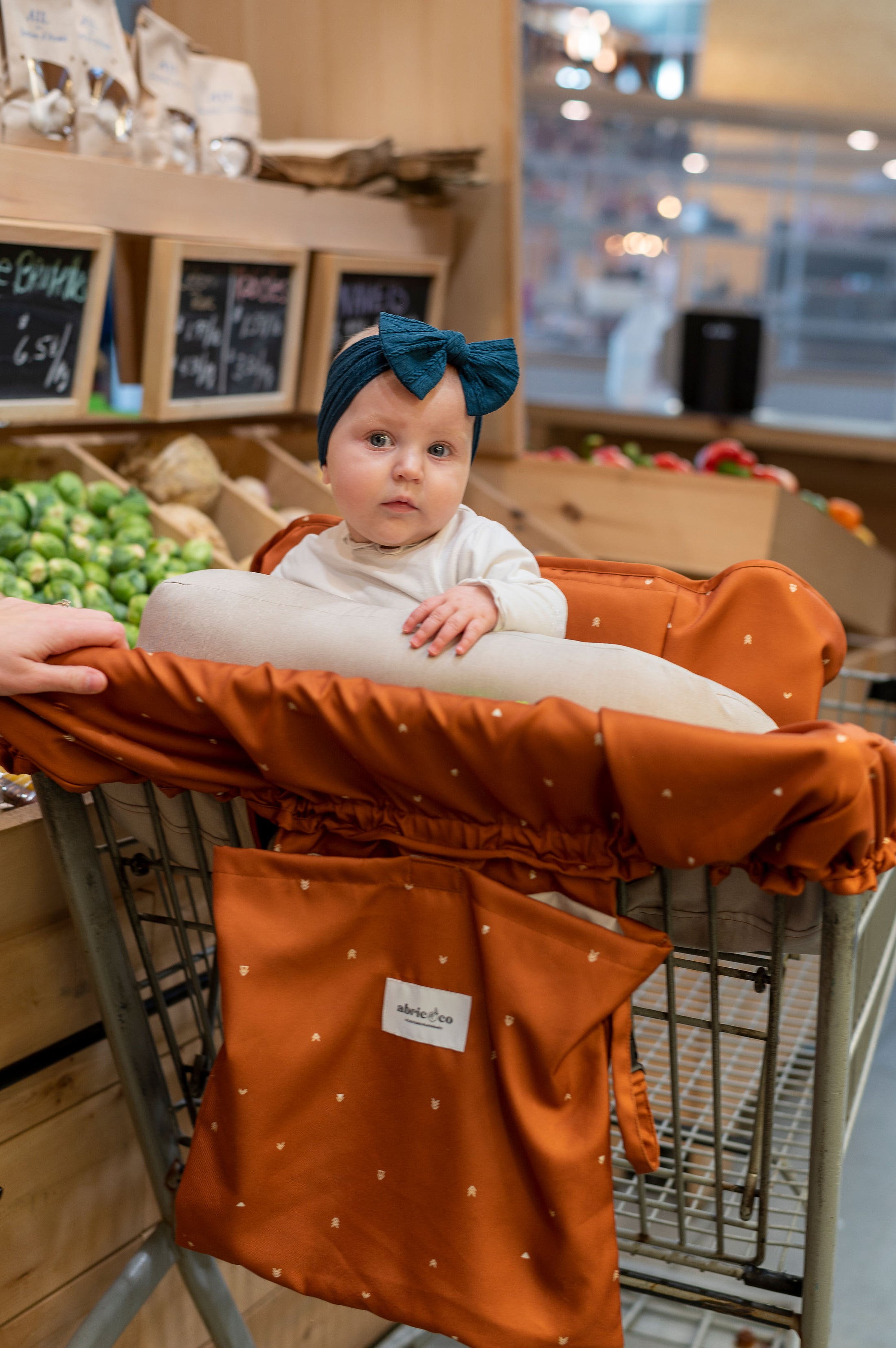 Shopping cart cover - Caramel