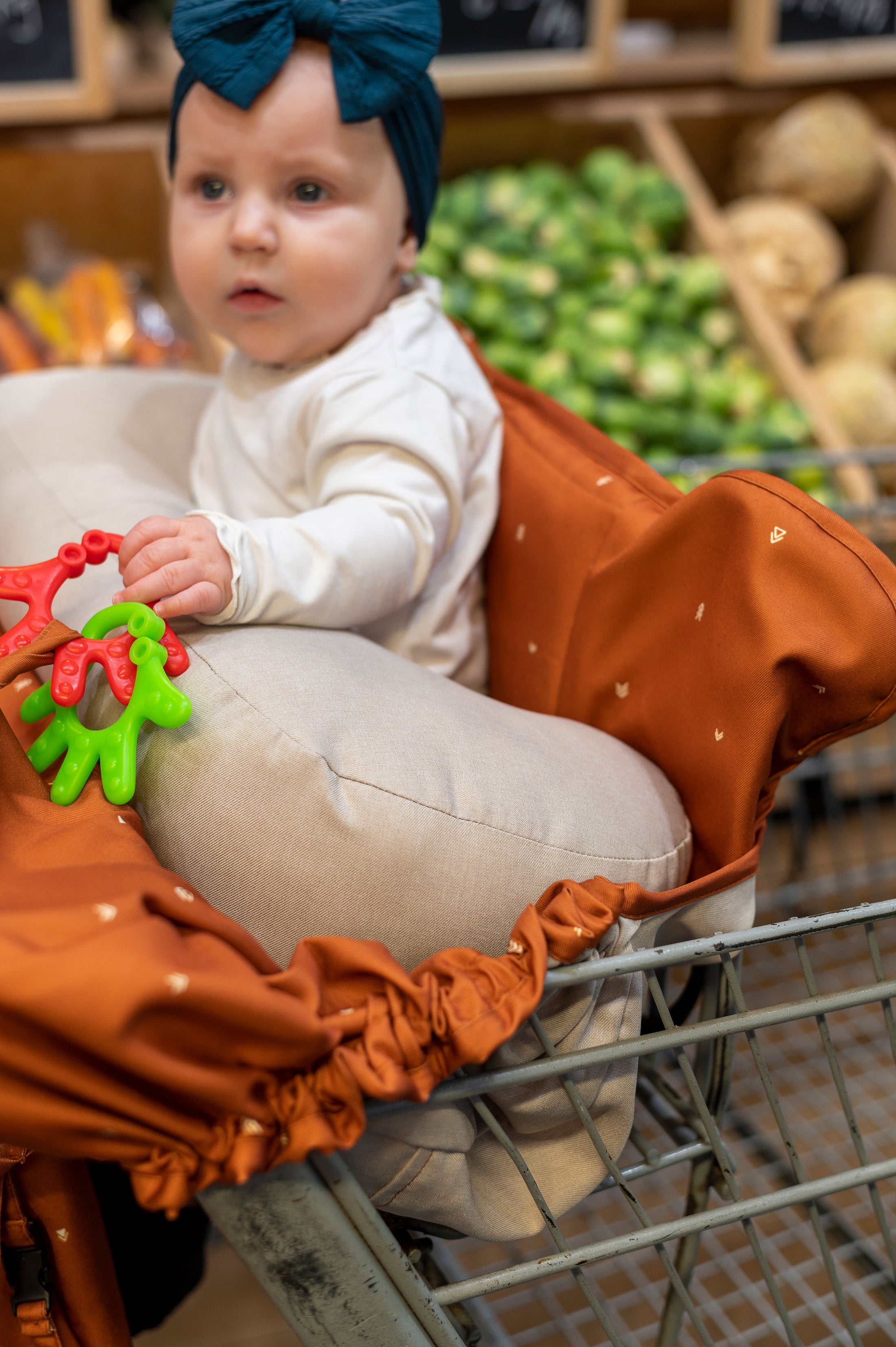 Shopping cart cover - Caramel