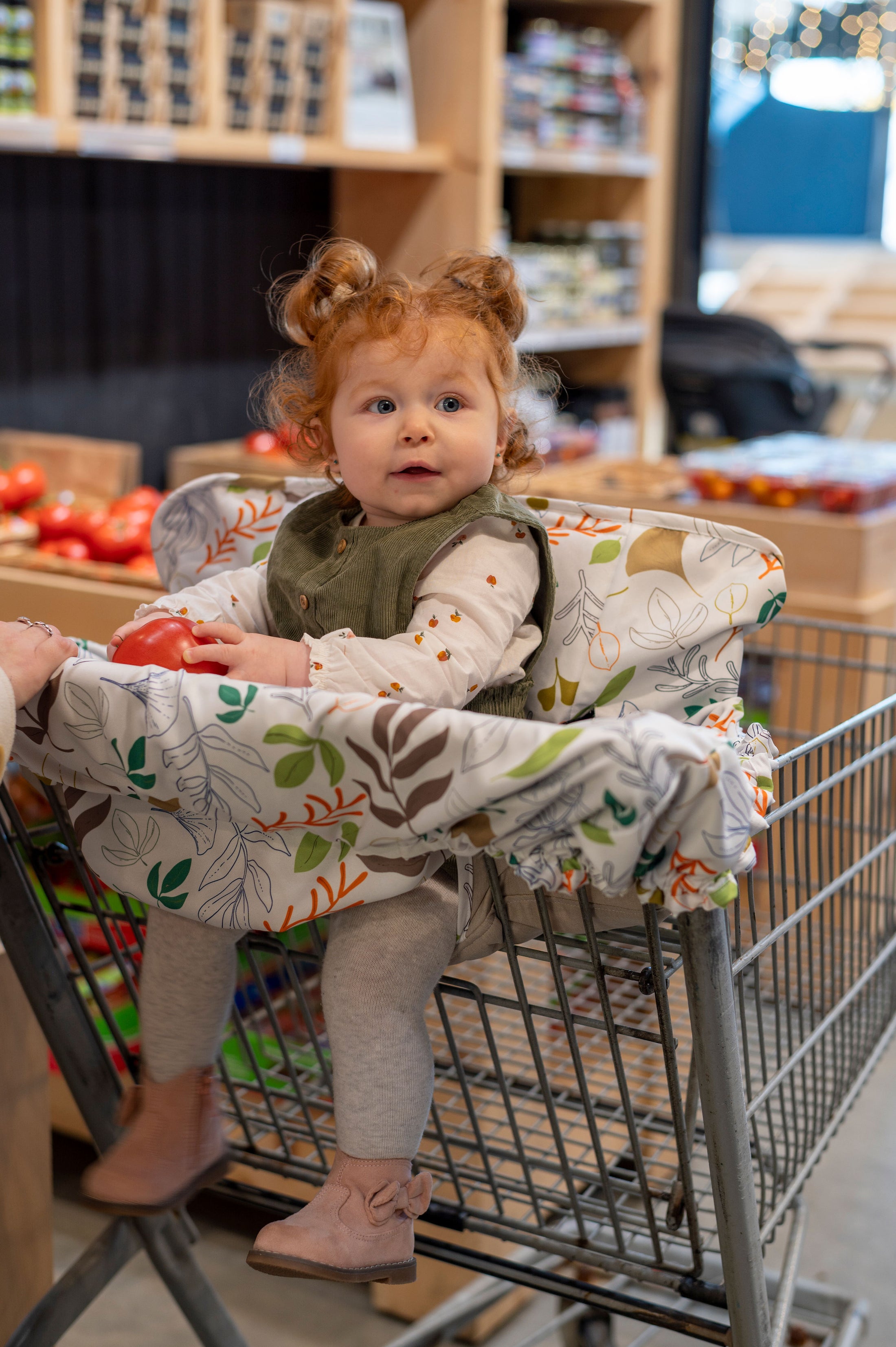 Shopping cart cover - Sweet leaf