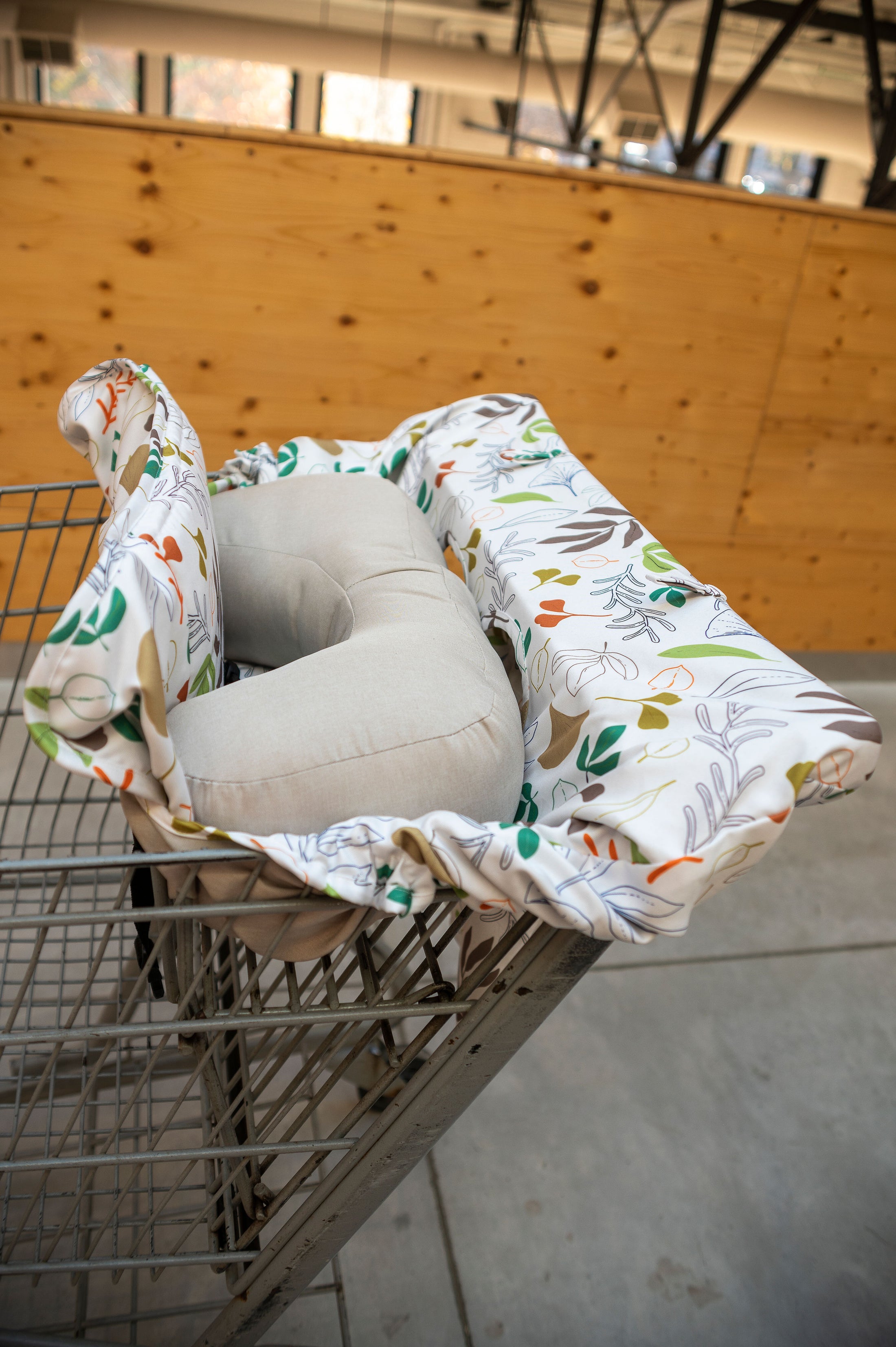 Shopping cart cover - Sweet leaf